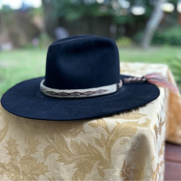 Serratelli 5x Beaver western cowboy hat with horsehair hat band - Picture 9 of 16